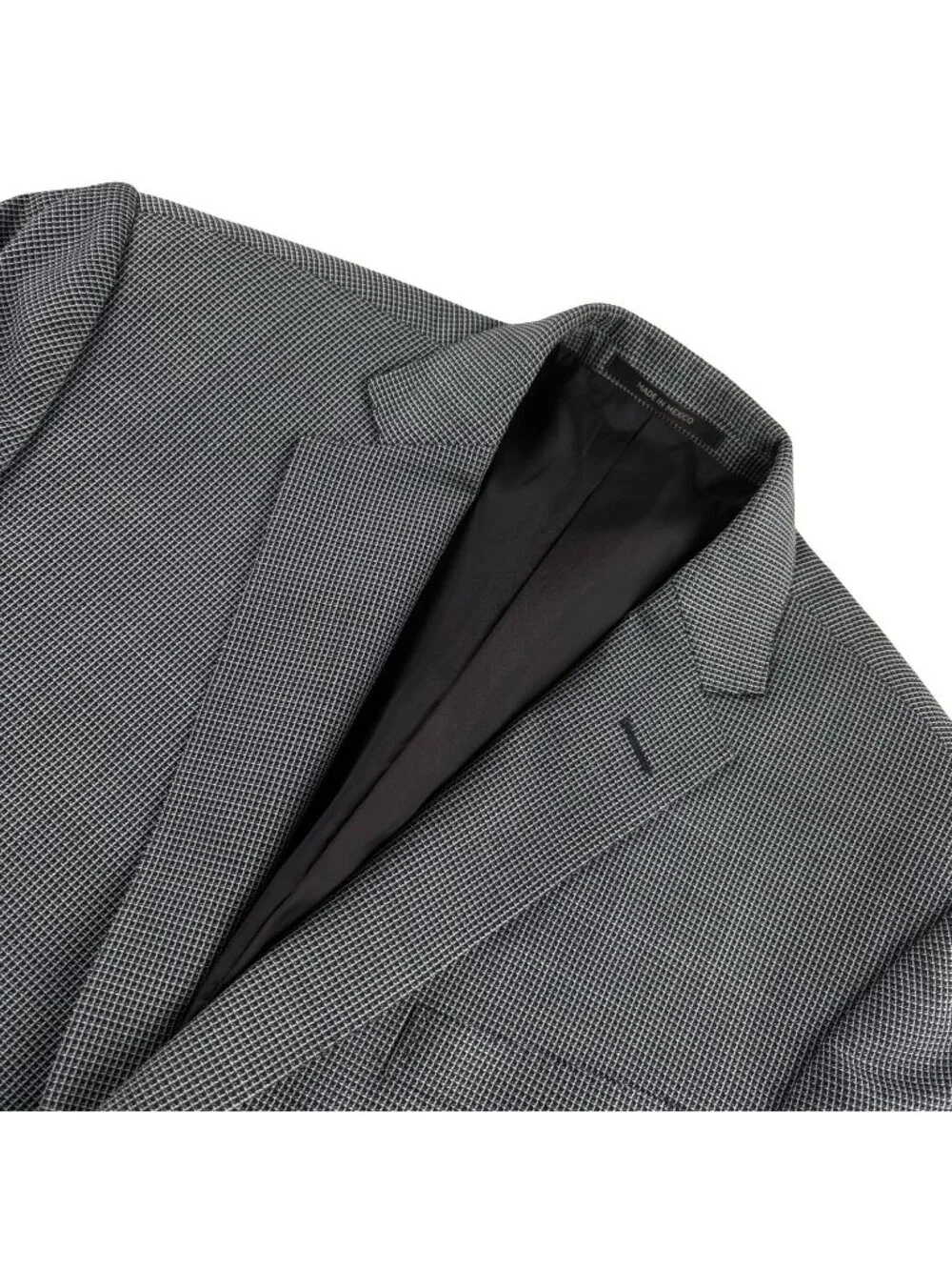 Z Zegna Men’s 100% Wool Blazer Jacket Blue/Gray Nailhead • 40R US | 50 EU